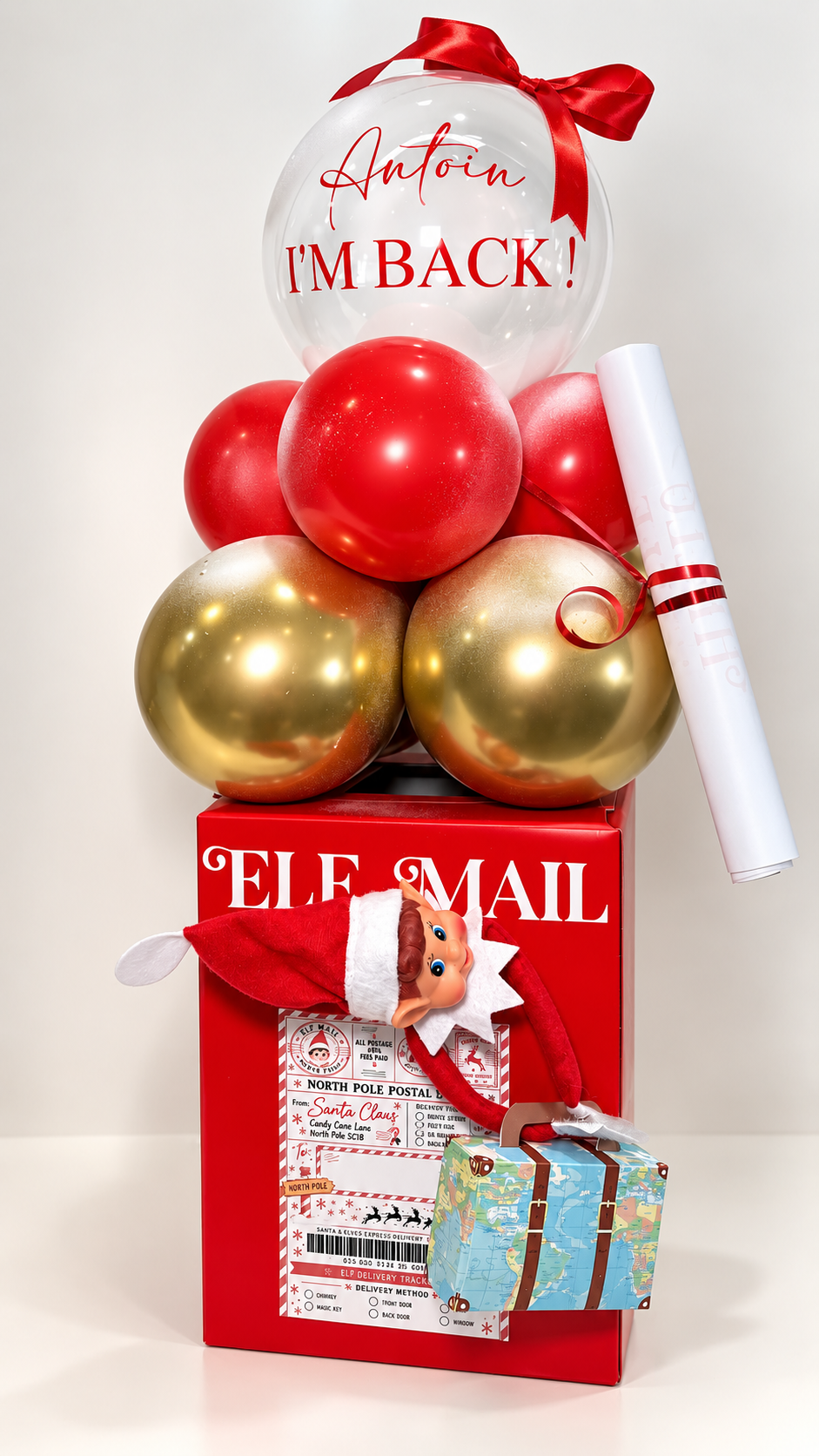 You’ve Got Mail Red Elf Post Box Arrival £21 (Deposit)