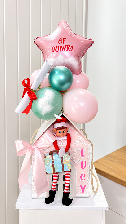 Little pink Elf Balloon House £25 (deposit)